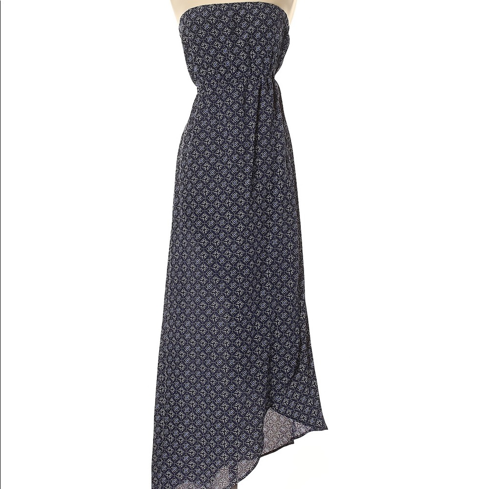 Joie Navy Strapless Maxi Dress, Size XS